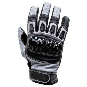 Gants de moto unisexe demi-doigt en cuir suédé vêtements de sport d'hiver personnalisés imperméable coupe-vent grande taille OEM Service - Product Image 1