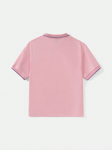 Polo de Cuello Alto Personalizable de Alta Calidad, Polo de Golf Liso para Hombre con Logotipo Personalizado, Camiseta con Solapa - Product Image 2