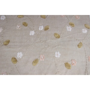 พรมตุรกีวินเทจ ขนาด 3.8x5.2 ฟุต พรมคิลิม พรมลายปะติดสีเบจ - Product Image 4