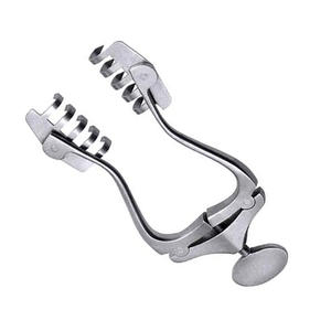 Rétracteur professionnel Jansen Wagner en acier inoxydable 5x5 dents pointues émoussées avec rétracteurs à vis de réglage CE ISO approuvé - Product Image 1