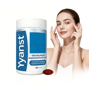 Cápsulas blandas de luteína, zeaxantina, vitamina D y curcumina de marca privada de alta calidad. Protegen la salud ocular y alivian la sequedad ocular. - Product Image 1