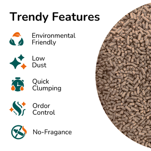 Litière pour chat VapoCat en fibre de coco naturelle ultra absorbante, granulés 2,5 kg pour chats d'intérieur, vente chaude, fournisseur - Product Image 1
