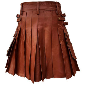 Disponible en gros de haute qualité meilleurs prix cuir utilitaire Kilt Top qualité 2025 produits chauds toutes les couleurs et tailles disponibles - Product Image 2