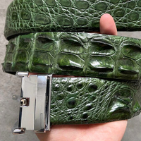Ceintures en cuir tendance neuves de 1,5 pouce de couleur verte, fournisseur de qualité fabriqué au Pakistan, meilleur fournisseur, service OEM ODM, facile à utiliser