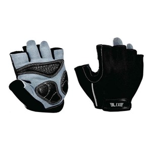 Gants de musculation demi-doigts ELIXE SPORTS - Légers, respirants, antidérapants, avec support de poignet, unisexe, réglables avec boucle auto-agrippante - Product Image 1