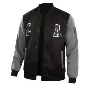 Chaquetas Varsity Largas y Delgadas con Recubrimiento de Poliéster, Último Modelo, con Diseño de Letras Impresas Personalizadas, Alta Calidad, Proveedores de Pakistán - Product Image 1