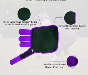 Juego de 4 Botas Medicinales para Caballos |   Botas Terapéuticas para Piernas para la Recuperación de Lesiones |   Botas Médicas Equinas OEM - Product Image 4