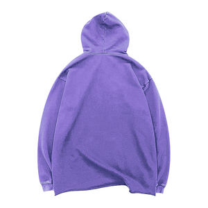 2025 Sudadera con capucha para hombre con logotipo personalizado, algodón pesado lavado con ácido, moda de invierno, estampado Digital, mangas laterales a rayas - Product Image 6