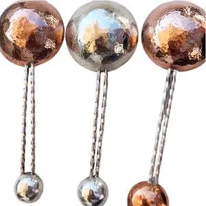 Trendsettin haute vente Style moderne cuivre cuillère à café avec poignée cuisine et dessus de Table couverts cuillère café soupe cuillère - Product Image 1