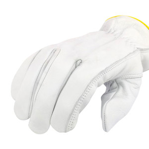 Gants de sécurité en cuir de haute qualité Gants de conducteur en cuir confortables pour la sécurité des mains Gants de conducteur en cuir de vachette. - Product Image 2
