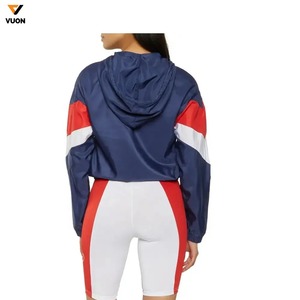 Femmes Haute Qualité 2025 Logo Personnalisé Impression par Sublimation Coupe-Vent Imperméable Veste pour Femmes - Product Image 3