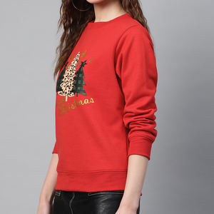 Invierno largo informal de gran tamaño polar transpirable ecológico logotipo personalizado cuello redondo manga larga caída hombro Sudadera con capucha - Product Image 3