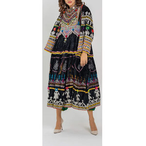 2023 última llegada vestido Kuchi afgano para ropa de boda precio barato cómodo suave mujeres vestido afgano - Product Image 1