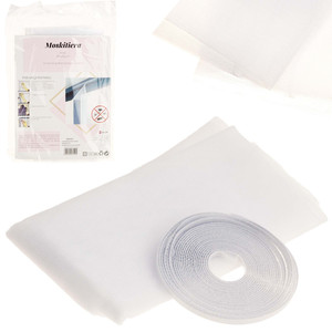 Modern 130/150 <b>Window</b> Mosquito <b>Net</b> for Velcro Fastener Polyester Screen Netting for Kitchen Home Aluminum Stainless Steel - Product Image 2