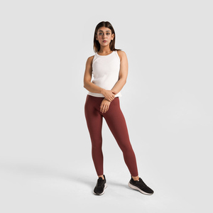Tamaño adulto al por mayor transpirable gimnasio Fitness Racerback entrenamiento camisetas sin mangas de talla grande acolchado Yoga chaleco - Product Image 6