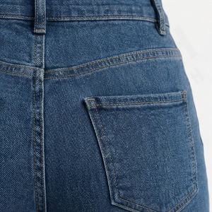 Traje de Mezclilla Casual Ajustado para Mujer, Transpirable, de Alta Calidad, Conjunto de Dos Piezas para Verano, 100% Algodón, Color Personalizado, Pantalones de Moda - Product Image 5