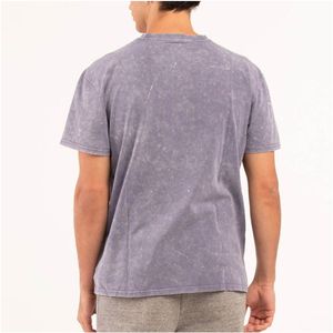Qualité supérieure 100% coton lavé à l'acide vintage t-shirts décontracté respirant coupe régulière haute rue hommes chemises logo personnalisé t-shirts - Product Image 2
