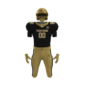 Maillot de football américain à manches courtes respirant personnalisable de haute qualité avec un nouveau design - Product Image 5