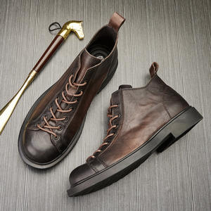Chaussures de ville en cuir de porc de haute qualité avec revêtement imperméable et semelle intérieure souple pour hommes - Product Image 2