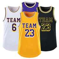 Maillot de basket-ball pour hommes à séchage rapide conception Unique respirant transfert de chaleur imprimé 100% Polyester Logo personnalisé grande taille nouveau modèle