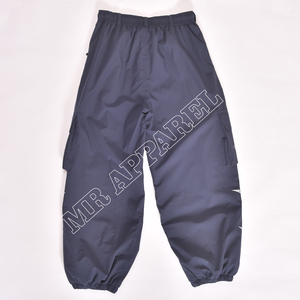 Unisex Navy Blue <b>Cargo</b> Pants With <b>White</b> Stars Print Drawstring Waist Quick Dry Polyester Adult Streetwear Joggers - Product Image 6