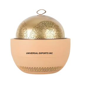 หม้ออุ่นอาหารโลหะสแตนเลสติดผนังสองชั้นออกแบบรูปทรงกลม - Product Image 2