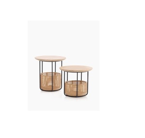 Meubles d'extérieur en rotin naturel de style élégant Table et chaise de détente pour balcon et cour Patio Table et chaise en rotin faites à la main - Product Image 1