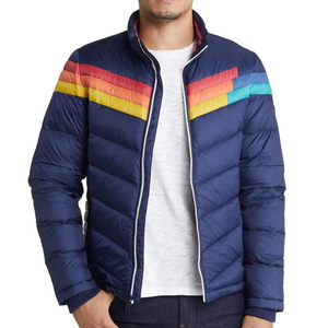 2022 Custom Logo Winter Men's Canvas Puffer Jacket-Oversize <b>Bubble</b> <b>Coat</b> Hooded Windproof Breathable Shiny Design - Product Image 5