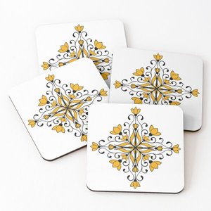 Best Selling 2024 Wood <b>Coasters</b> <b>Drinks</b> Enamel Printed Wooden <b>Coaster</b> Home Kitchen Decoration Decor Luxury Dining <b>Drinks</b> - Product Image 6