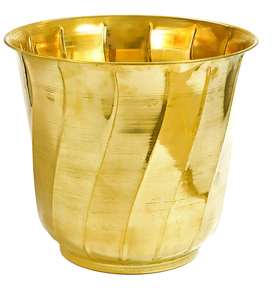 Collection exclusive de nouveaux pots de fleurs en métal en laiton d'intérieur et d'extérieur à prix compétitif décoration de sol pour la maison et le jardin - Product Image 1