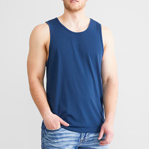 Camisetas sin mangas de algodón para hombre de calidad de marca, moda informal sin mangas, chaleco de entrenamiento muscular con tirantes, culturismo informal - Product Image 5