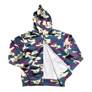 Sudadera con capucha con cremallera de camuflaje de alta calidad para hombres y mujeres cómoda y elegante perfecta para ropa informal y actividades al aire libre - Product Image 6