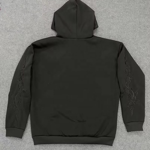 Chất Lượng Tốt Thêu Dây Kéo Áo Người Đàn Ông Của Áo Biểu Tượng Tùy Chỉnh Màu Sắc Rắn Áo Cho Nam Giới Và Phụ Nữ - Product Image 2