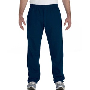 Nisar Sons Industry White Heather Oversized Men's Fleece 100% Cotton <b>Drawstring</b> Closure Gym Winter <b>Trousers</b> New Arrival Custom - Product Image 4