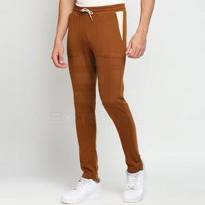 Best Price Men's Lightweight Casual Mid Waist Slim Fit 100% Cotton <b>Trousers</b> Made in Pakistan Hot Selling Premium Quality - Product Image 2