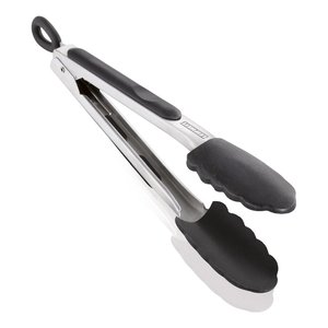 Pinza de cocina para barbacoa Inox (23cm) PROLINE Negro y Cromo 03041 - Product Image 1