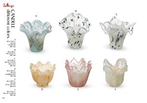 เทียนหอม Tammaro Home Candele Murano Glass ของตกแต่งบ้านสุดหรู ดีไซน์งานฝีมืออิตาลีระดับพรีเมียม - Product Image 3