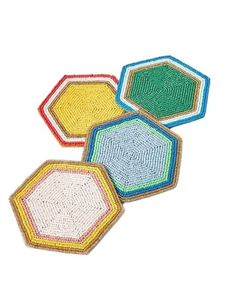 Posavasos de Alta Calidad con Diseño de Araña y Cuentas para Tazas de Té y Café, Posavasos Ecológicos Grabados para Mesa de Cocina con Logotipo Personalizado - Product Image 2