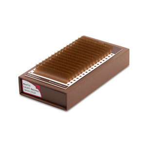 Plateaux de cils Charmlash en gros, plateaux de cils brun clair, extensions de cils brun, brun mat, OEM ODM, marque privée - Product Image 2