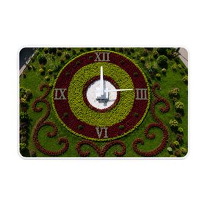 Large <b>Outdoor</b> Floral <b>Clock</b> System with GPS Synchronization, Custom Hands and Optional LED Lighting - Product Image 6