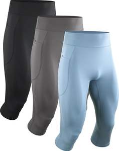 Leggings pour hommes personnalisés, leggings de compression 100% coton pour l'entraînement en salle de sport - Séchage rapide, respirant, fabricant de vêtements de sport OEM - Product Image 3