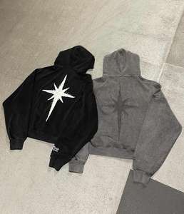 Chándales Heavyweight Blank Streetwear Gráfico Vintage Estampado de gran tamaño Tallas grandes Peso pesado algodón - Product Image 3