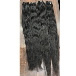 Extensiones de Cabello Humano sin Procesar, Mechones de Cabello Remy DE LA Cutícula de Templo Indio DE LA Mejor Calidad Al por Mayor - Product Image 1