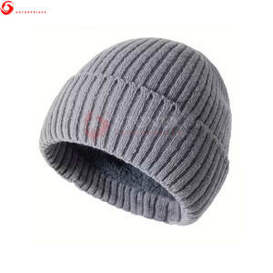 Bonnes affaires : Bonnets pour hommes avec logo personnalisé, couleur unie, chauds, tricotés, pour le sport, la plage et les voyages - Product Image 5
