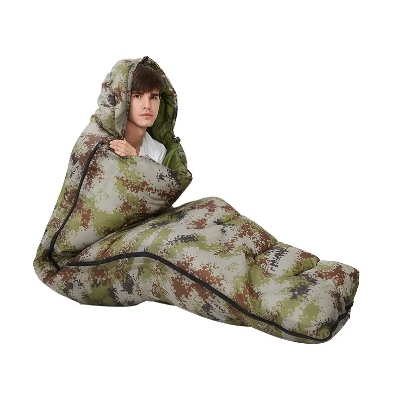 Outdoor Lichtgewicht Nylon Polyester Slaapzak Voor Reizen Camping Wandelen Winter Seizoen