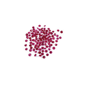 Natural Burma Ruby Loose Gemstone Untreated Diamond Cut <b>Rounds</b> 3mm Brilliant <b>Cushion</b> Marquise Cut 8mm Height Heat-treated - Product Image 3