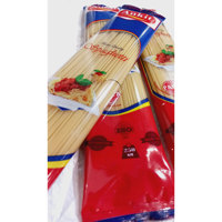 Espaguetis Ankit Italianos de Primera Calidad, Pasta Delgada de 1.2 mm, 250 g, 12 g de Proteína, 100% Trigo Duro, Certificación ISO/HALAL, Caja/Bolsa