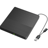 Type-c Graveur de DVD Graveur de CD Type C USB 3.0 Lecteur optique externe pour lecteur d'ordinateur portable