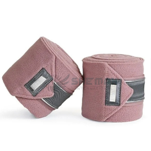 Envolturas de polo ecuestres personalizadas Vendaje de pierna de caballo de lana suave para entrenamiento Competición y protección Envolturas de polo personalizadas - Product Image 4