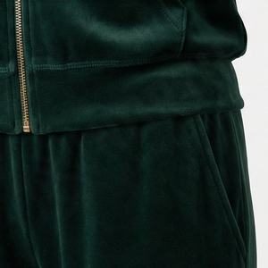 Ensemble de survêtement en velours uni pour femmes, sweat-shirt à capuche et pantalon, ensemble de survêtement sport, survêtement en velours, molleton doux, jogging décontracté, vêtements de sport - Product Image 5